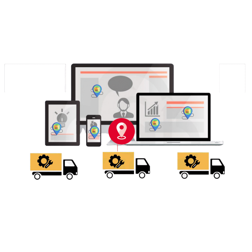 This image describing Field Service Management Software